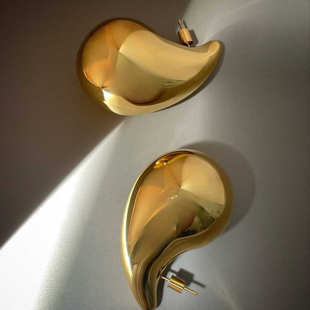 POBLENOU GRANDÉ | 18K gold plated earrings