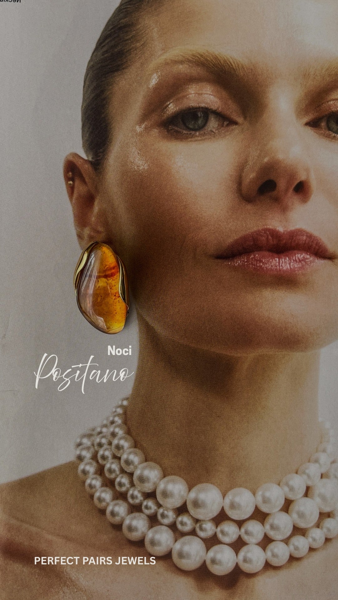 POSITANO | 18K Resin earrings