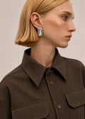Prive Gunmetal | 18K gold plated earrings