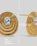 ATELIER | 18k gold plated earrings