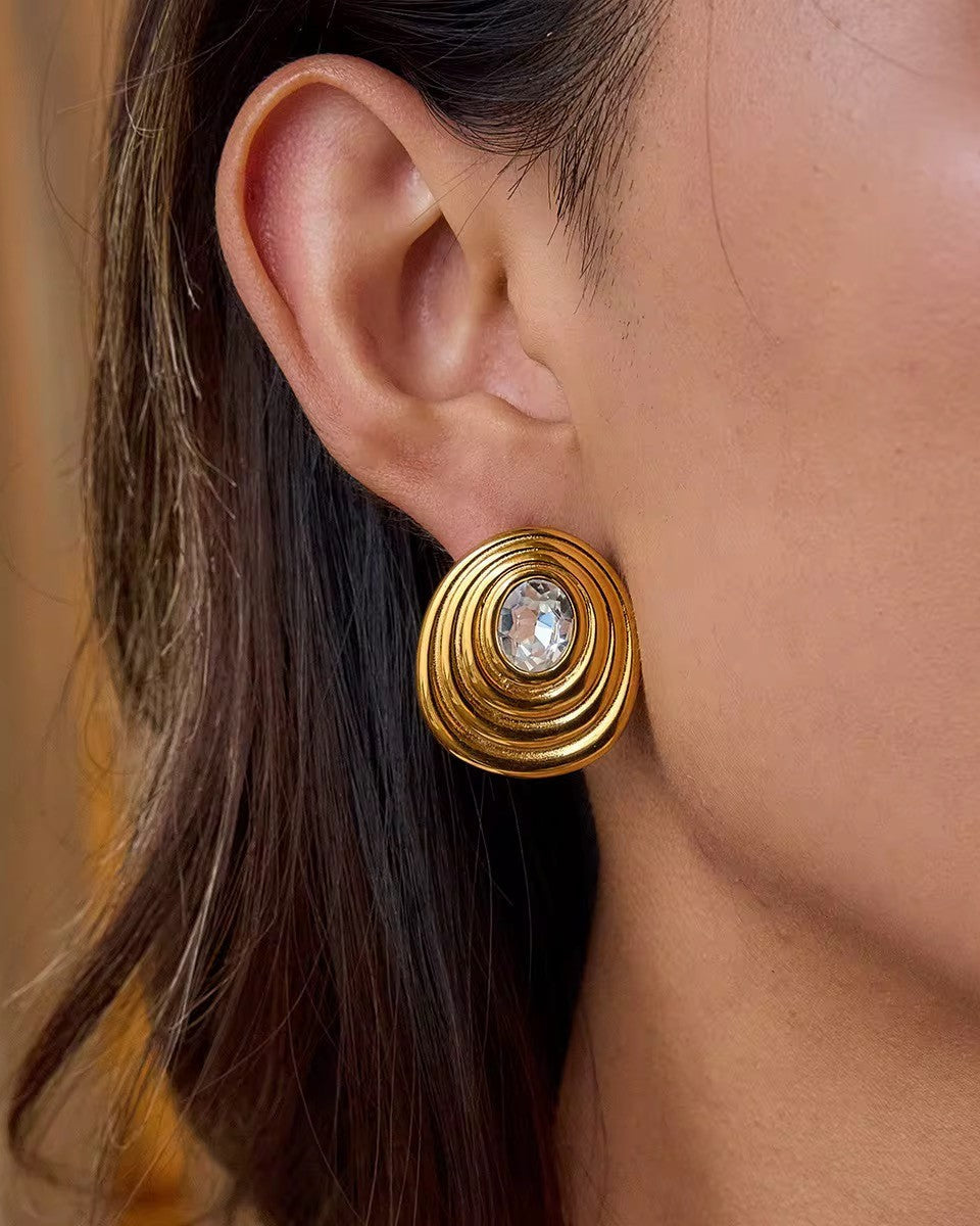 ATELIER | 18k gold plated earrings