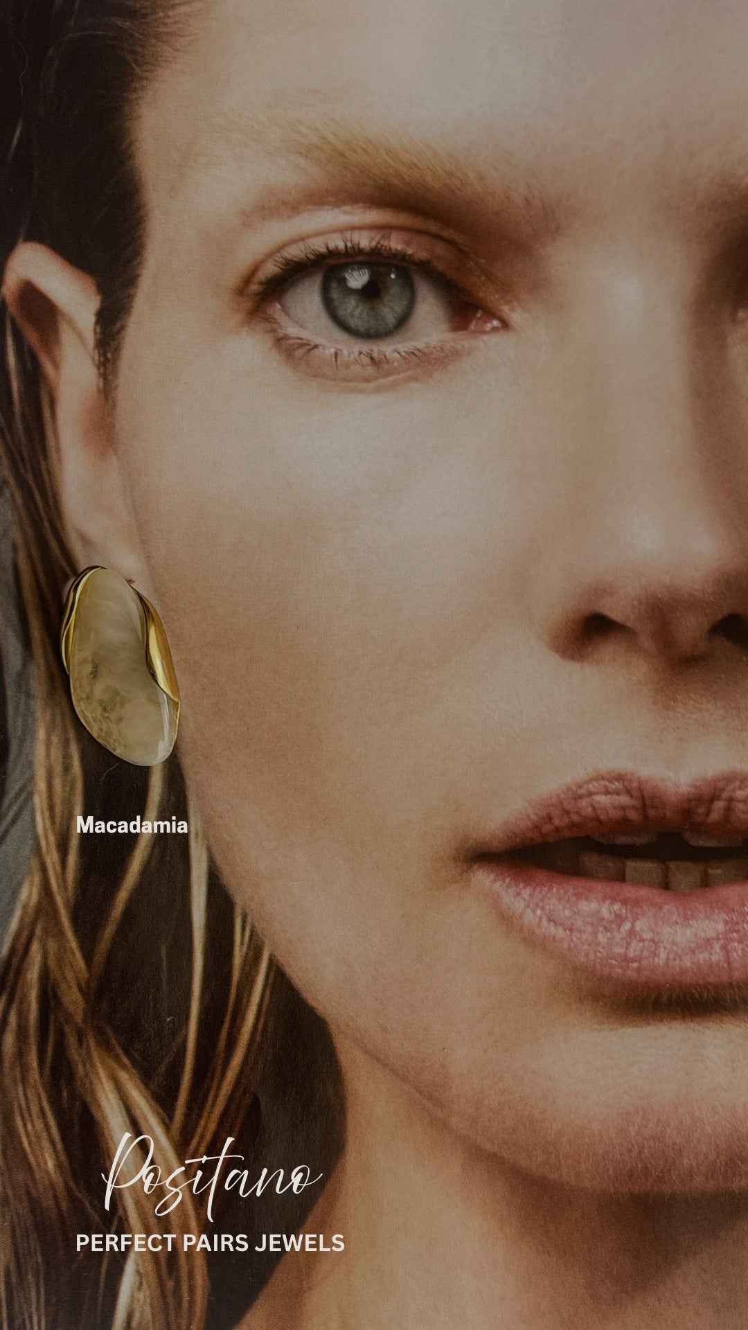 POSITANO | 18K Resin earrings