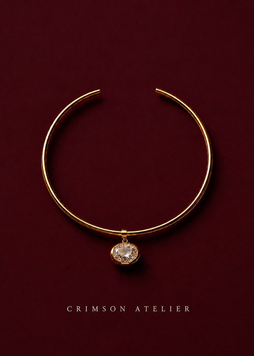 CRIMSON ATELIER | 18K GOLD PLATED CHOKER
