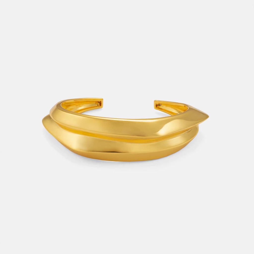 GRAZIA | 18k gold plated cuff