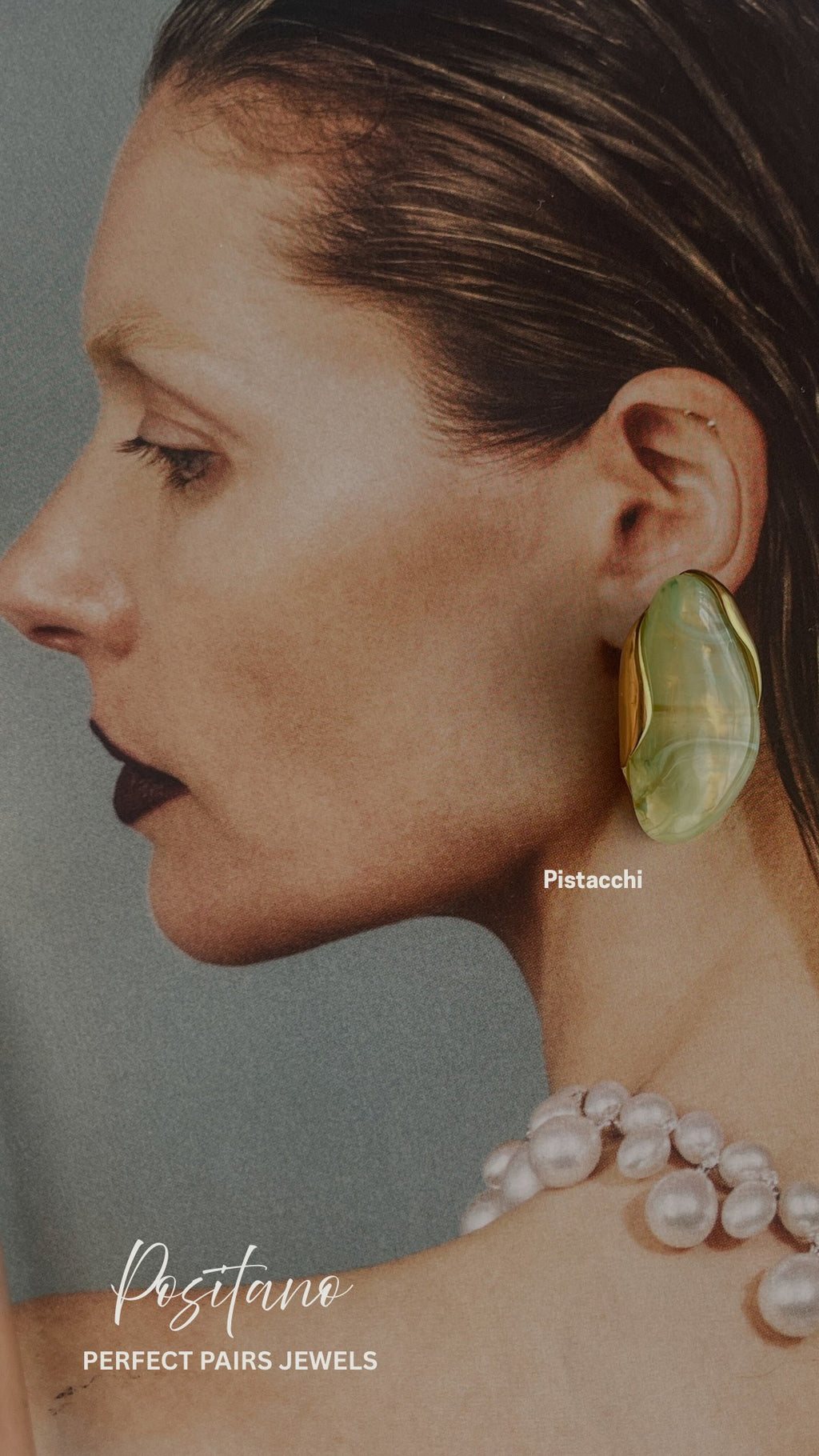 POSITANO | 18K Resin earrings