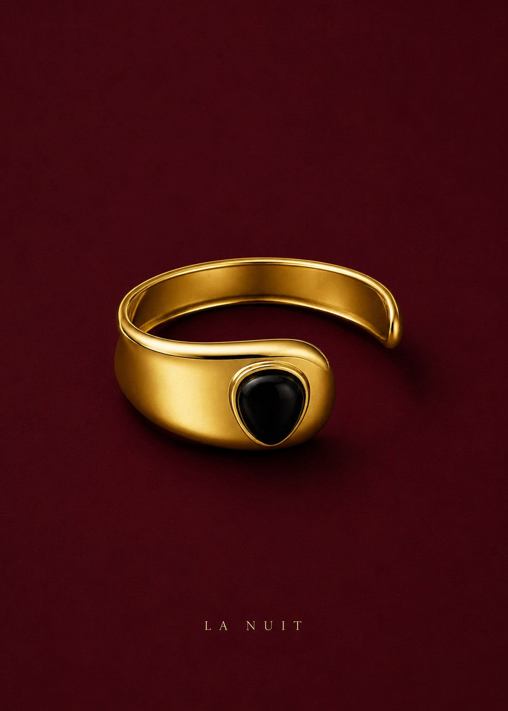 LA NUIT GOLD | 18k gold plated cuff