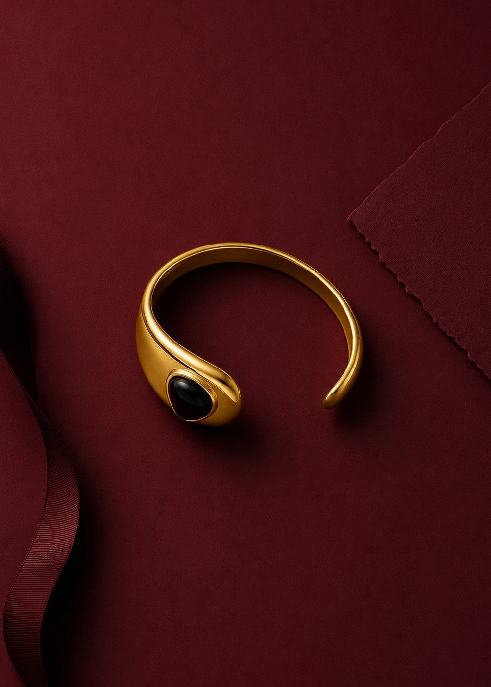 LA NUIT GOLD | 18k gold plated cuff