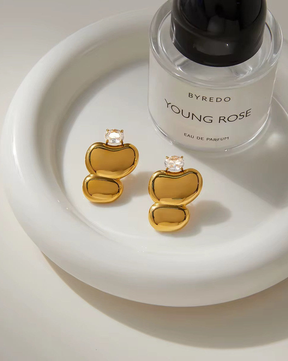 MUSE | 18k gold plated earrings