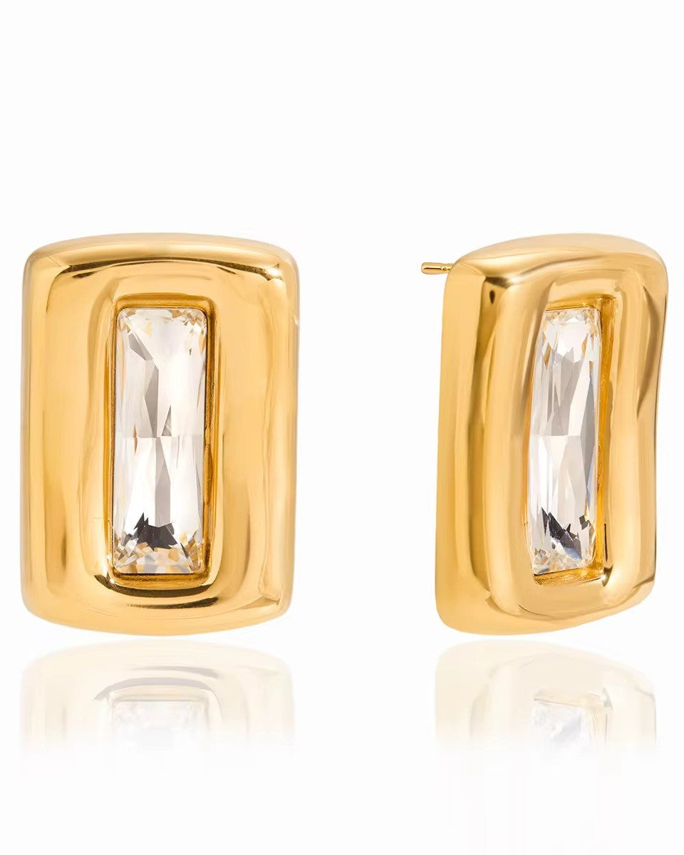 PRIVE | 18k gold plated earrings
