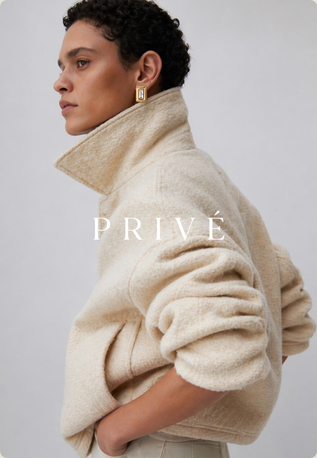 PRIVE | 18k gold plated earrings