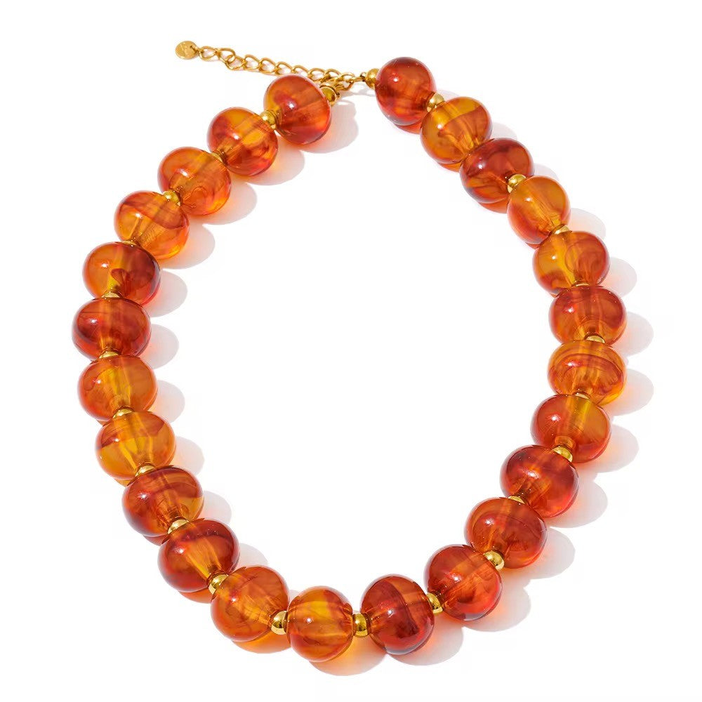 SICILIA | Resin Beaded Necklace