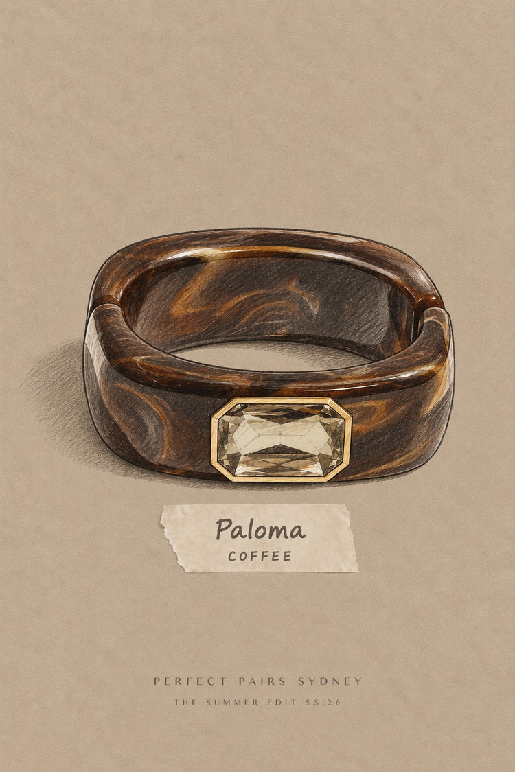 PALOMA | RESIN CYSTAL BANGLE